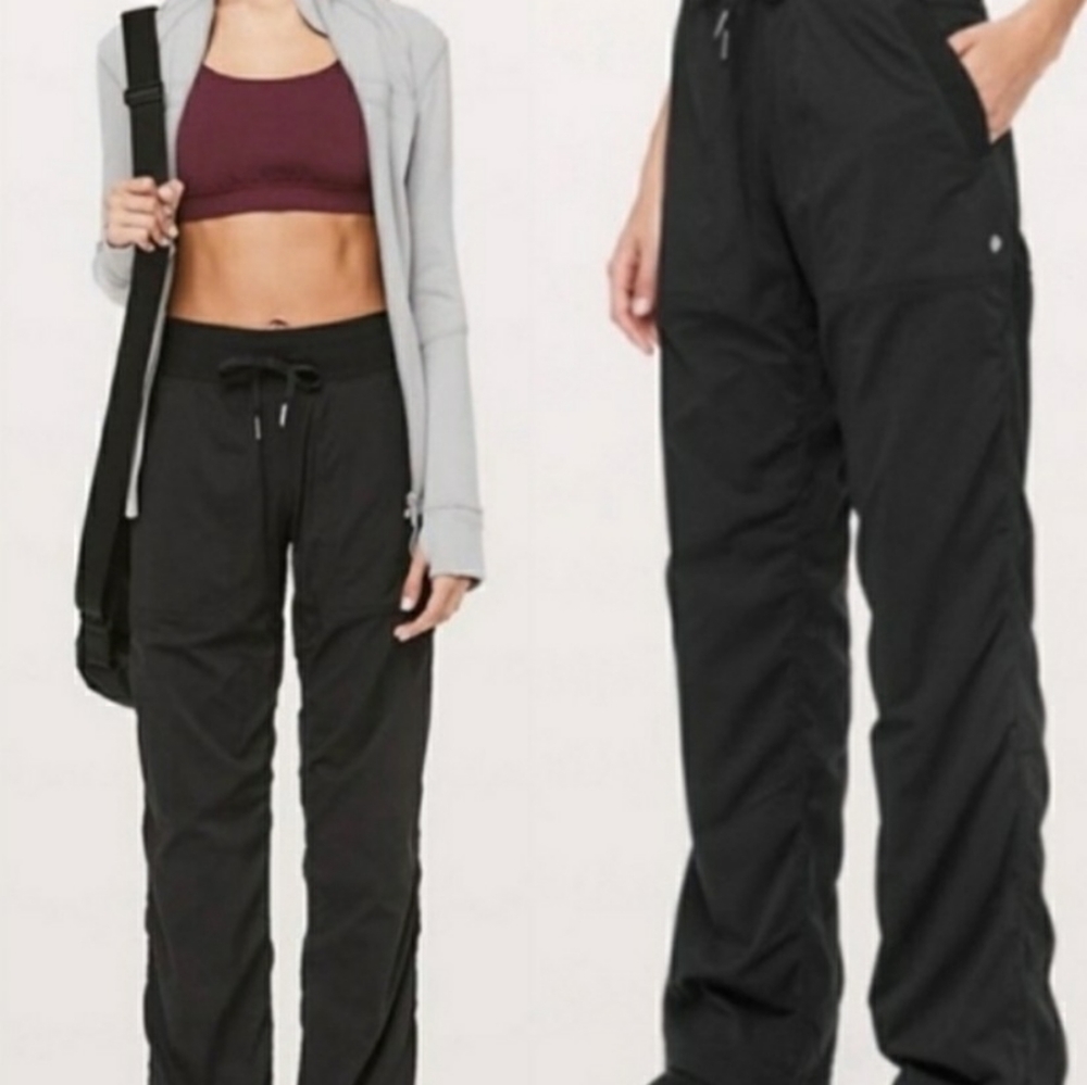 ❤️ Black Lululemon Dance Studio Pant Lined Black 8